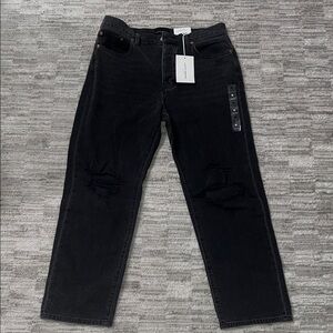 Lucky Brand Women's Black Straight Leg Jeans